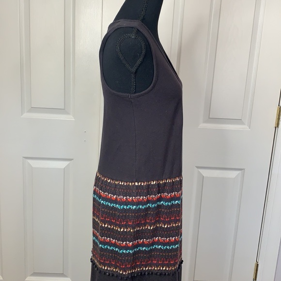 Free People tiered pom pom maxi dress S - Picture 5 of 10
